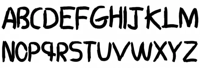 A ocean between US خط أحرف صغيرة