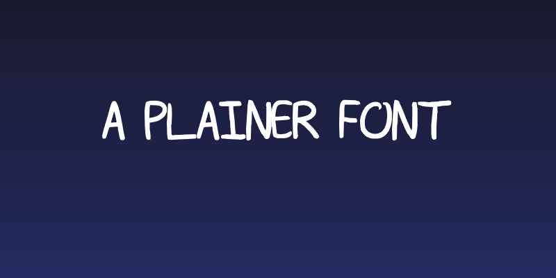 A plainer font Social Header