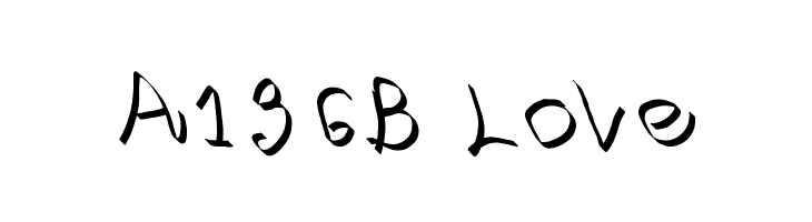 A136B Love Fonte