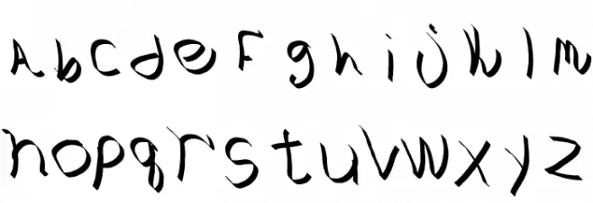 A136B Love خط أحرف صغيرة