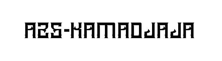 A25-KAMADJAJA  font caratteri gratis