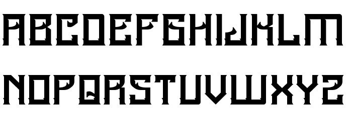 A25-KAMADJAJA Font LOWERCASE