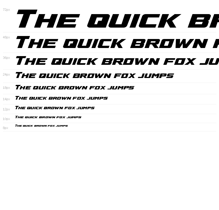 A4 SPEED Bold Waterfall