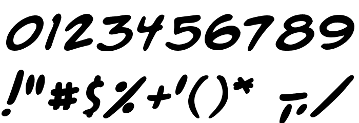A.C.M.E. Secret Agent Bold Font OTHER CHARS