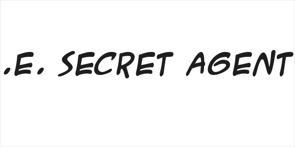A.C.M.E. Secret Agent Bold Logo