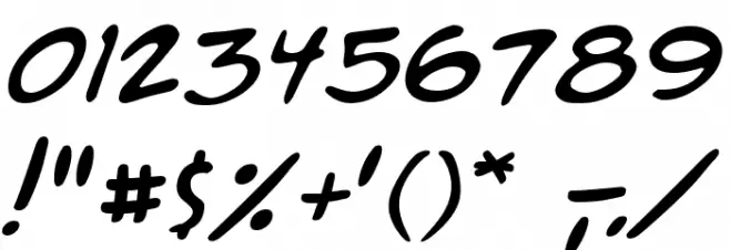 A.C.M.E. Secret Agent Italic Fonte OUTROS PERSONAGENS