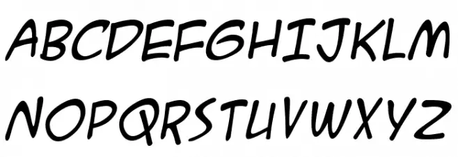 A.C.M.E. Secret Agent Italic Schriftart Groß