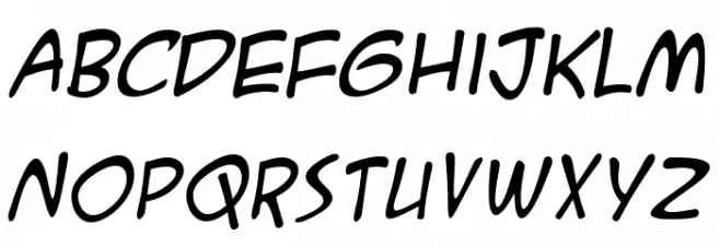 A.C.M.E. Secret Agent Italic Fonte MINÚSCULAS