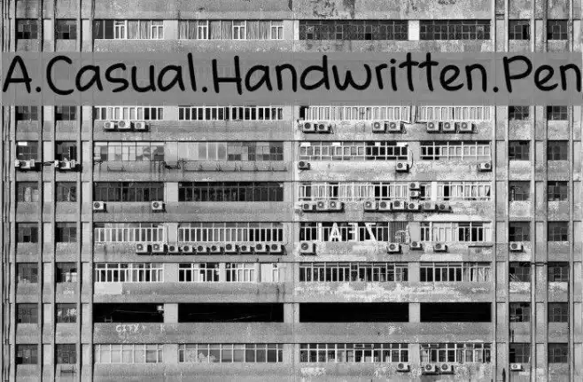 A.Casual.Handwritten.Pen Example 3