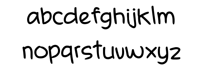 A.Casual.Handwritten.Pen Font LOWERCASE