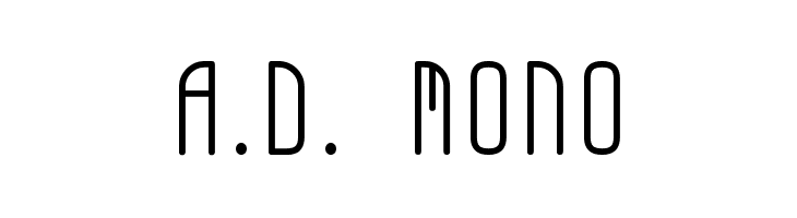A.D. MONO Fonte