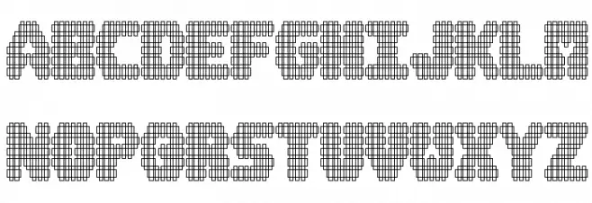 A.M.P. फ़ॉन्ट लोअरकेस