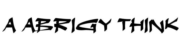 a Abrigy Think  لخطوط تنزيل