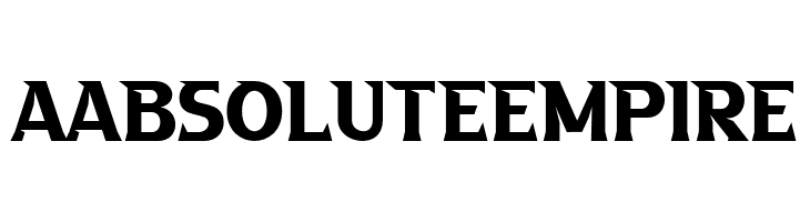 a Absolute Empire  Free Fonts Download