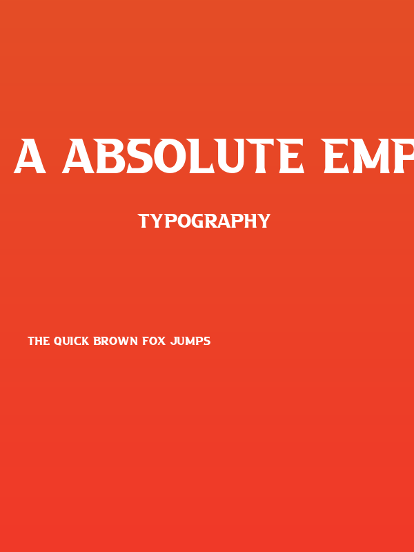 a Absolute Empire Poster