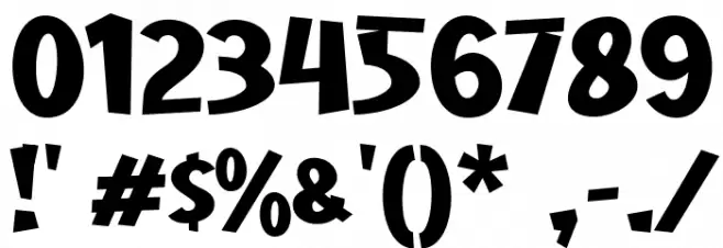 a Aha Wow Polices AUTRES CHARS