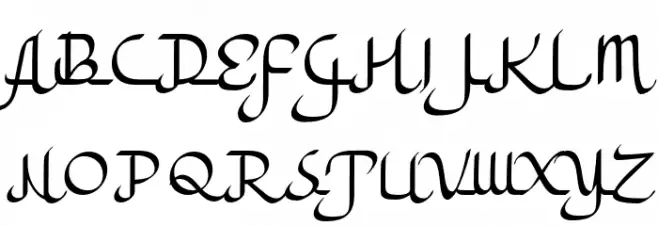 a Ahlan Wasahlan Schriftart Groß