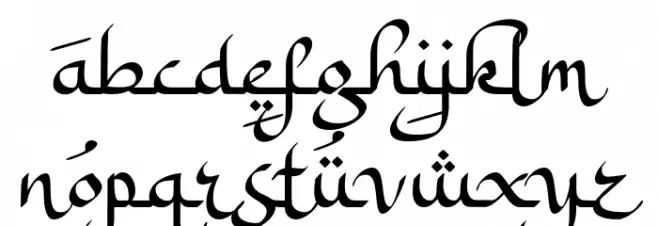 a Ahlan Wasahlan फ़ॉन्ट लोअरकेस