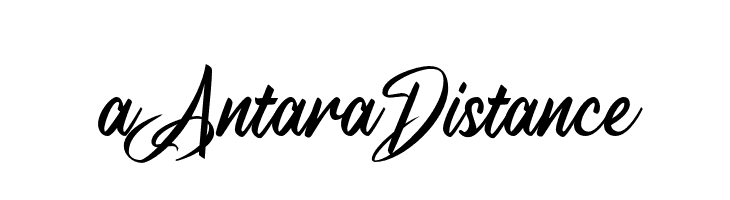 a Antara Distance  les polices de caractères gratuit tlcharger