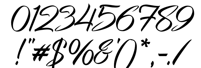 a Antara Distance Font OTHER CHARS