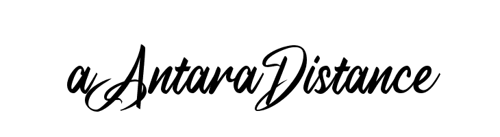 a Antara Distance  Frei Schriftart Herunterladen