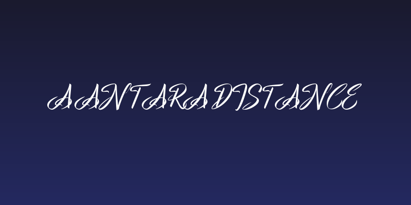 a Antara Distance Social Header