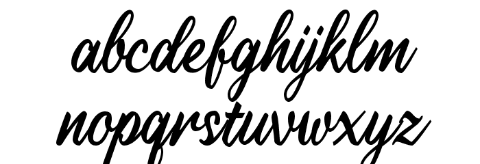 a Antara Distance Font LOWERCASE
