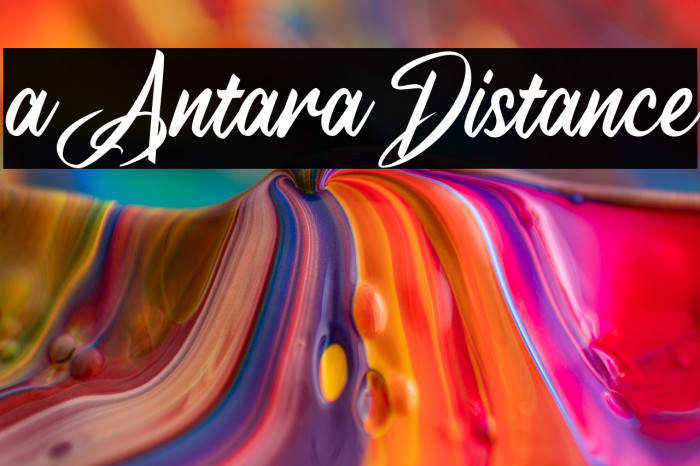 a Antara Distance Example 3