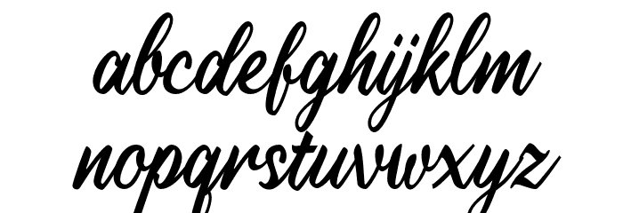 a Antara Distance Font LOWERCASE