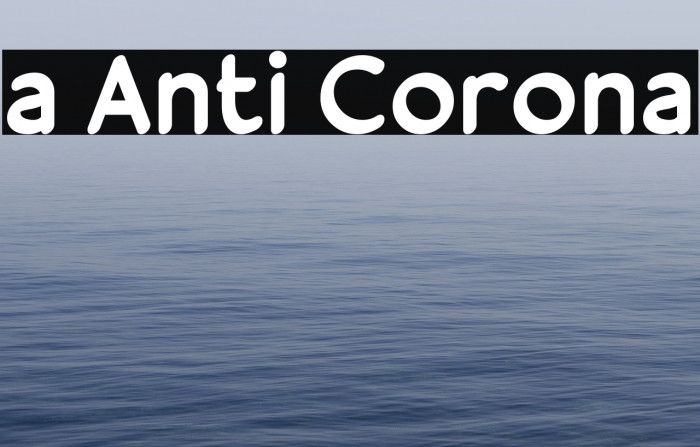 a Anti Corona Font examples