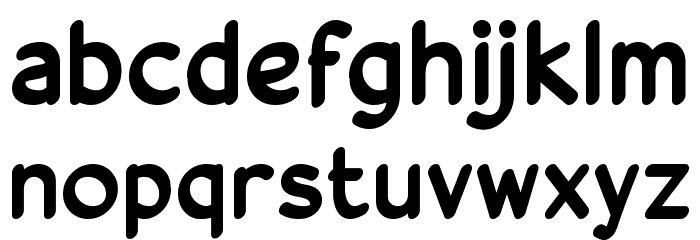 a Anti Corona Font LOWERCASE