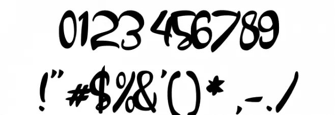 a Apollo in the Sky Font OTHER CHARS