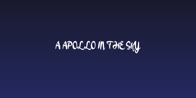 a Apollo in the Sky Social Header