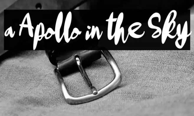 a Apollo in the Sky Font examples