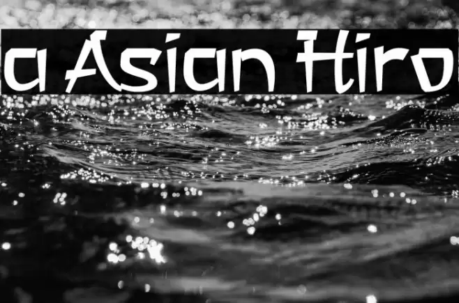 a Asian Hiro Font examples