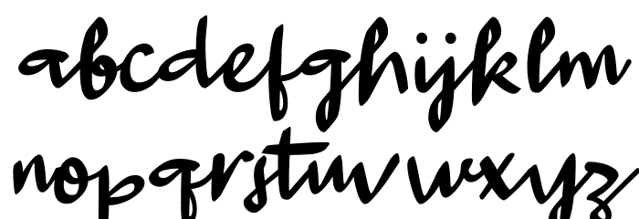 a Autoyes Closely Font LOWERCASE