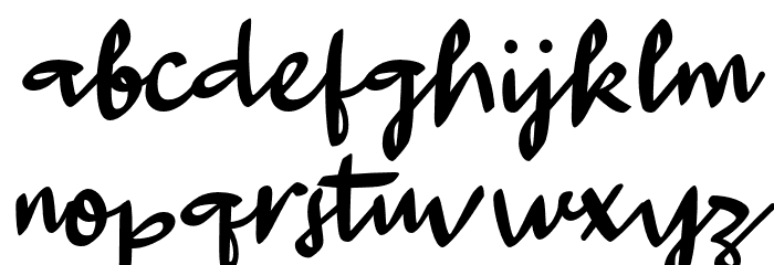 a Autoyes Closely Font LOWERCASE