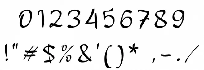 a Bators Growth Font OTHER CHARS