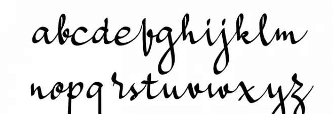 a Bators Growth Schriftart Kleinbuchstaben