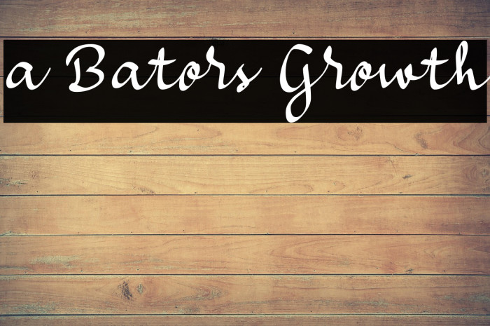 a Bators Growth Example 3