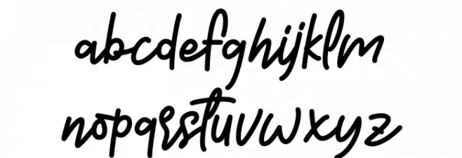 a Good Holiday Font LOWERCASE