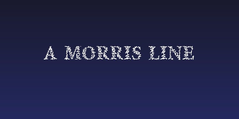a Morris line Social Header