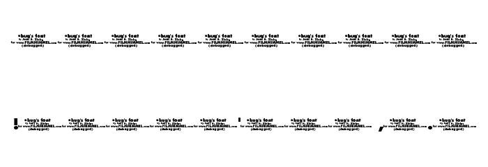 a-bug-s-life---debugged Font OTHER CHARS