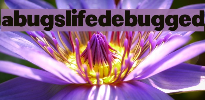 a-bug-s-life---debugged Font examples
