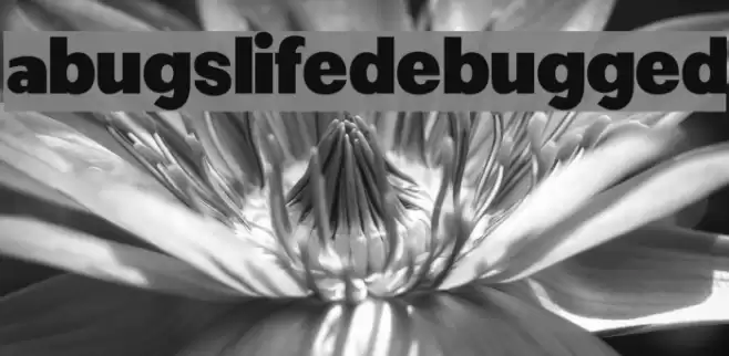 a-bug-s-life---debugged Шрифта examples