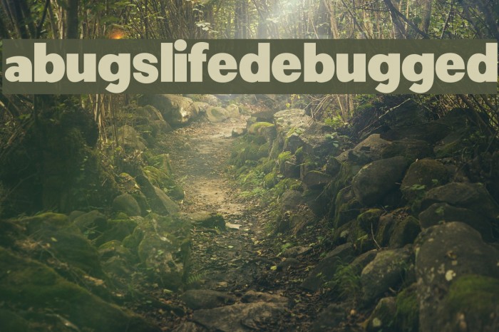 a-bug-s-life---debugged Font examples
