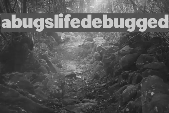 a-bug-s-life---debugged Шрифта examples