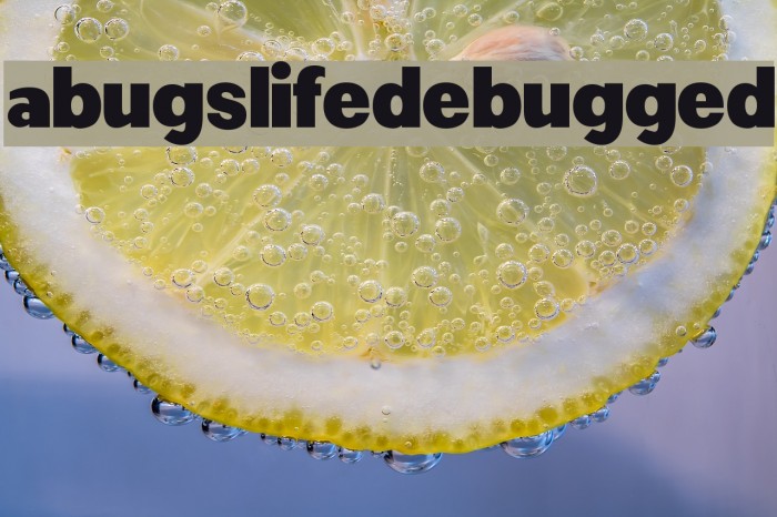 a-bug-s-life---debugged Font examples