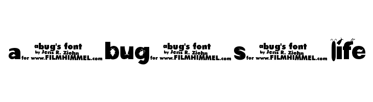 a-bug-s-life Font