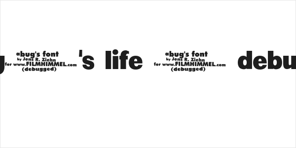 a bug's life - debugged Logo